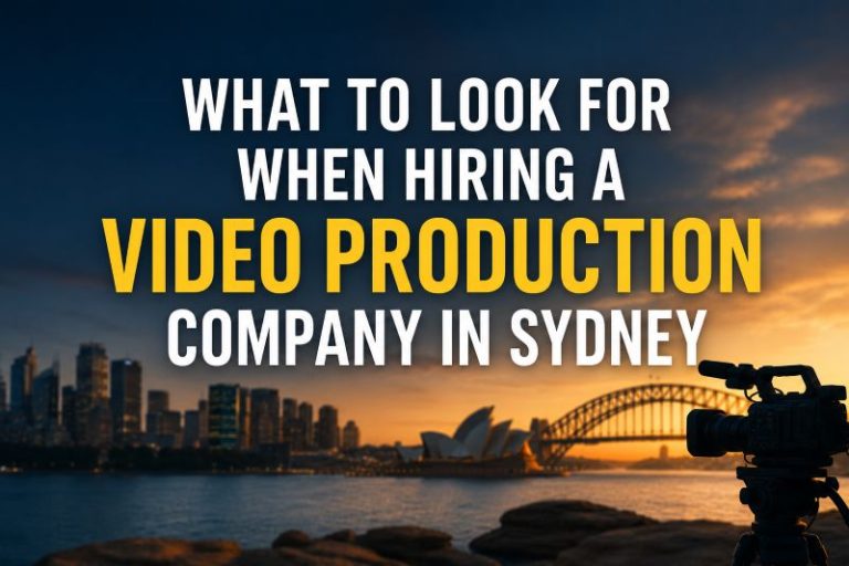 What to Look for When Hiring a Video Production Company in Sydney